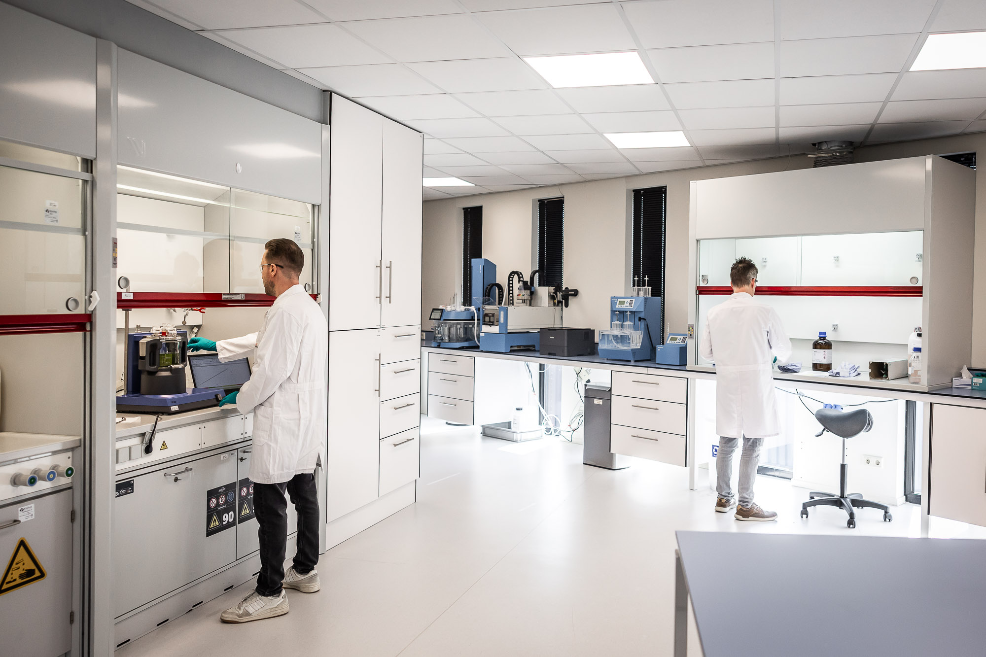Advanced analytical equipment in the Regivet laboratory