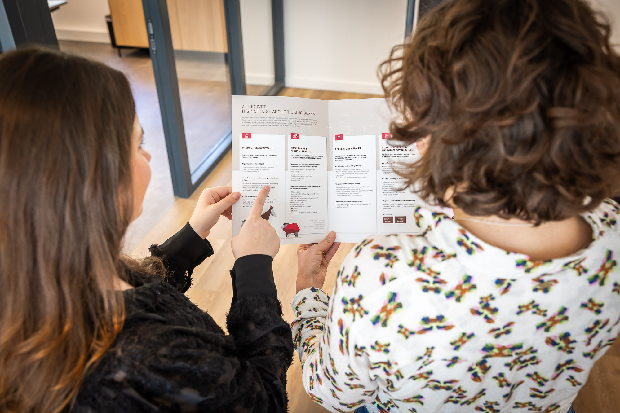 Regivet team working at our Spoordonk office